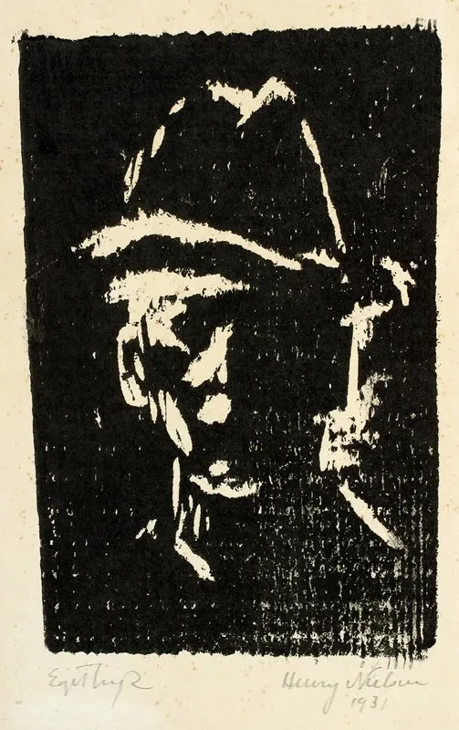 Mandsportraet Med Hat