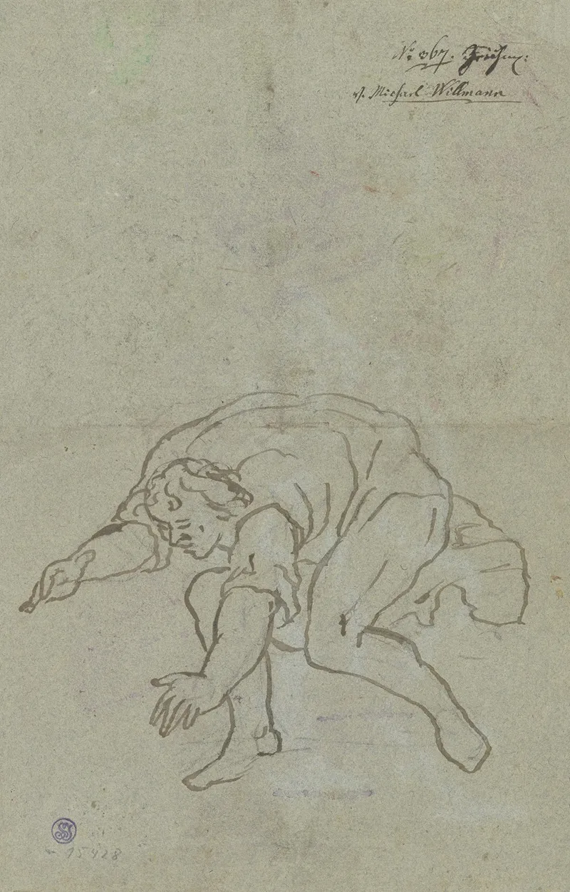 Mann In Verehrender Unterwerfung