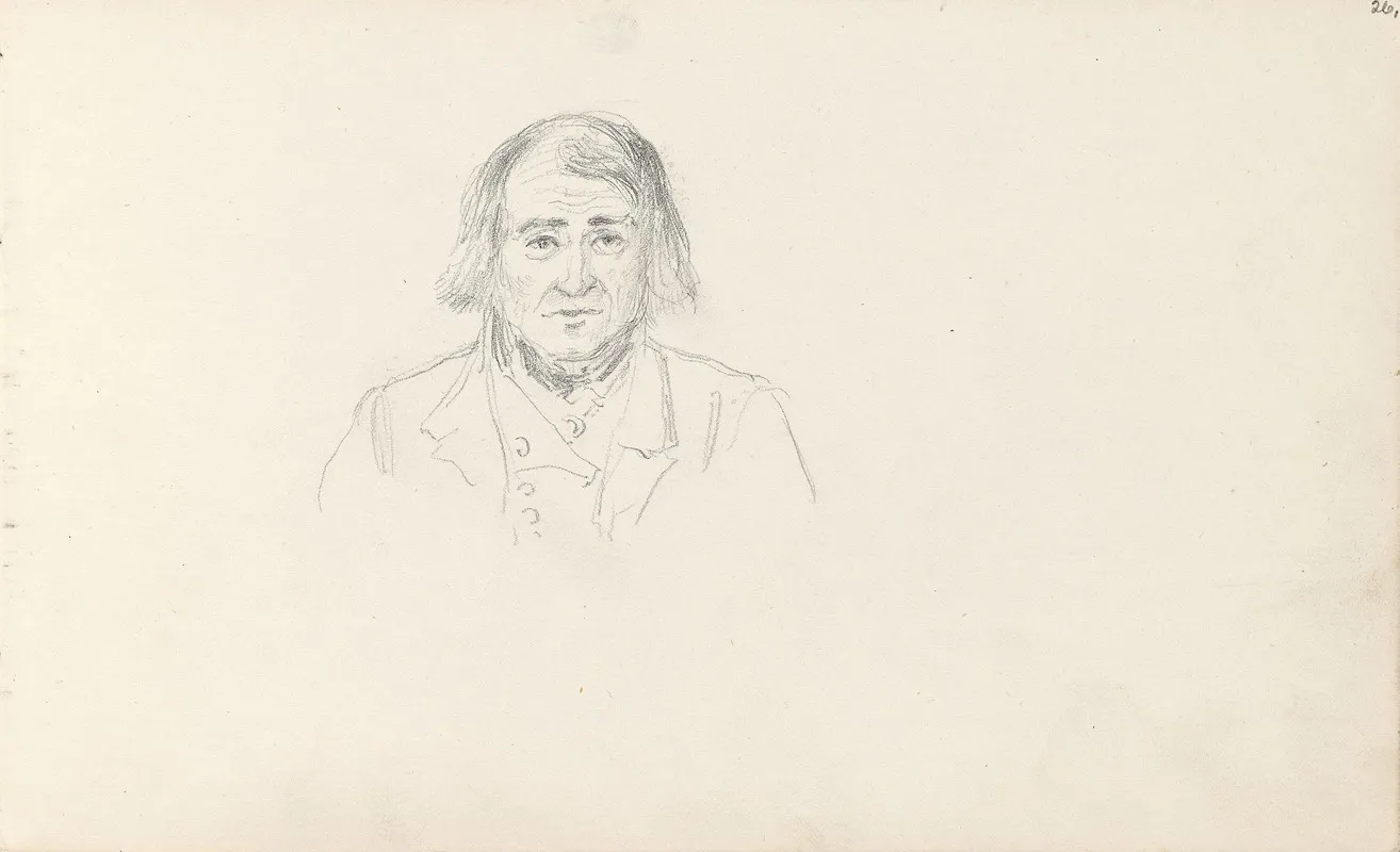 Mannsportrett En Face