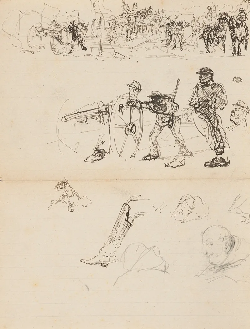 Manoeuvres Militaires Et Etudes Diverses