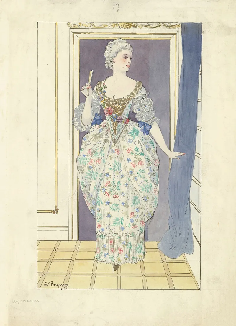 Manon 16 by Charles Bétout - Canvas Print