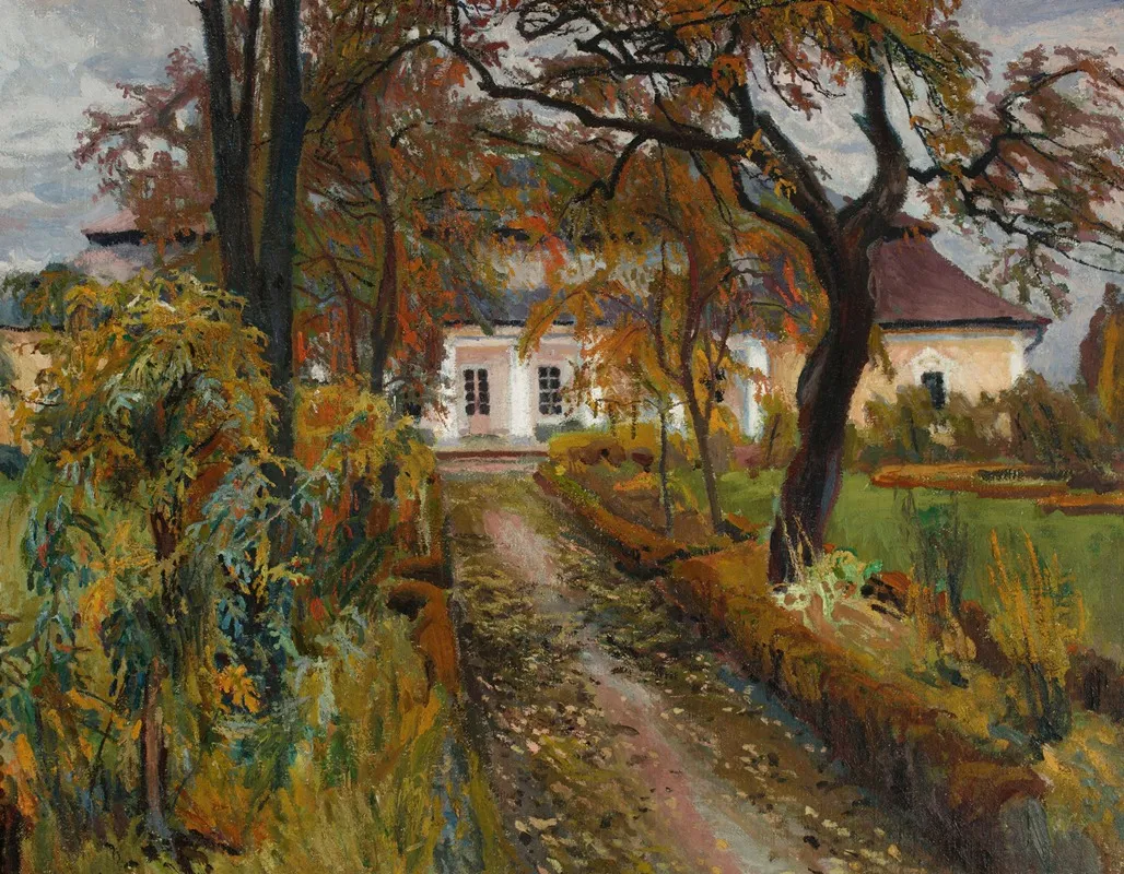Manor House In Autumn