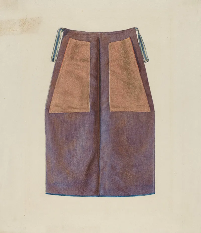 Mans Apron by Ingrid Selmer-Larsen - Canvas Print