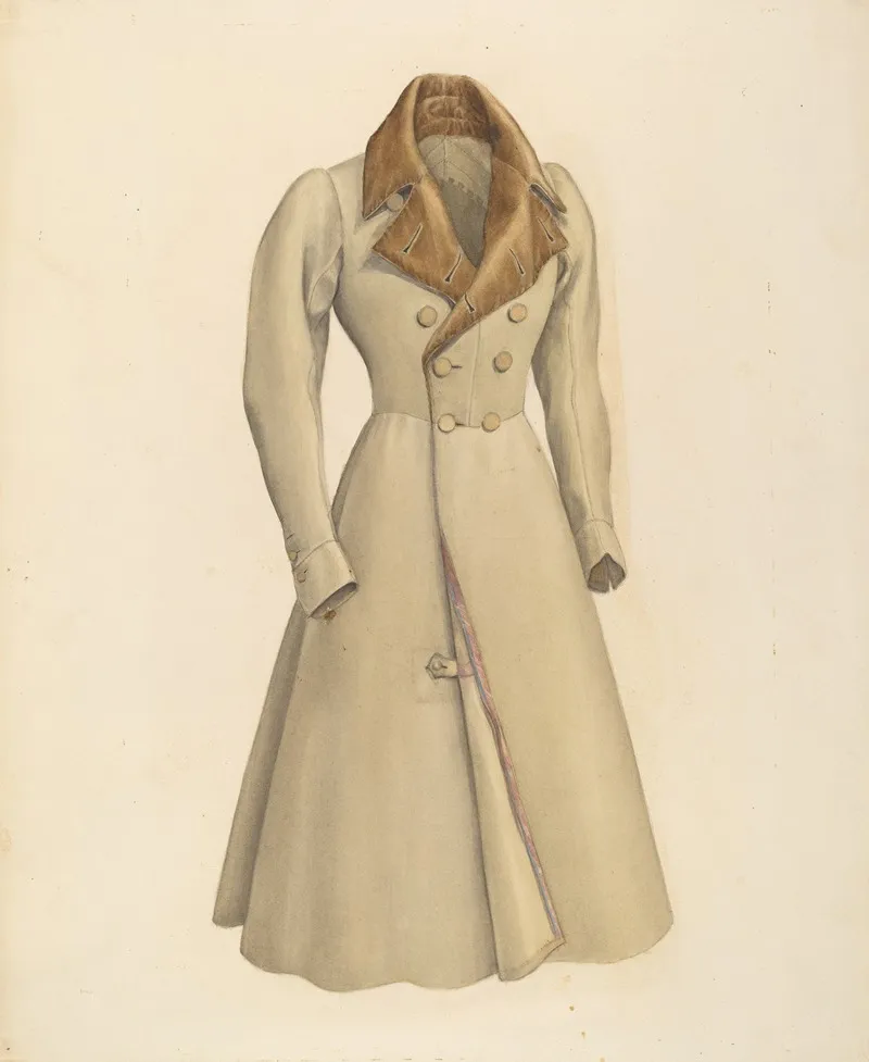 Mans Top Coat by Henry De Wolfe - Canvas Print