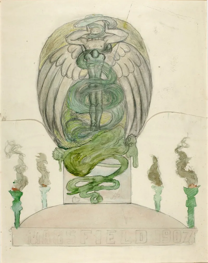 Mansfield 1907 by George Grey Barnard - Canvas Print