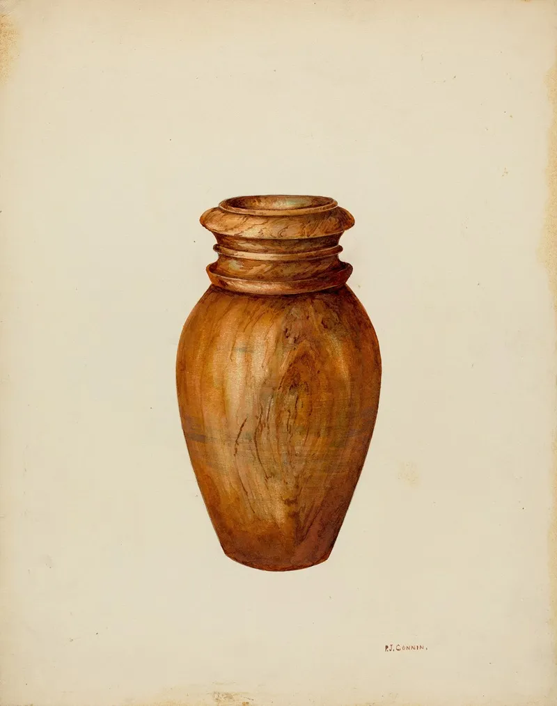 Maple Vase by Peter Connin - Canvas Print