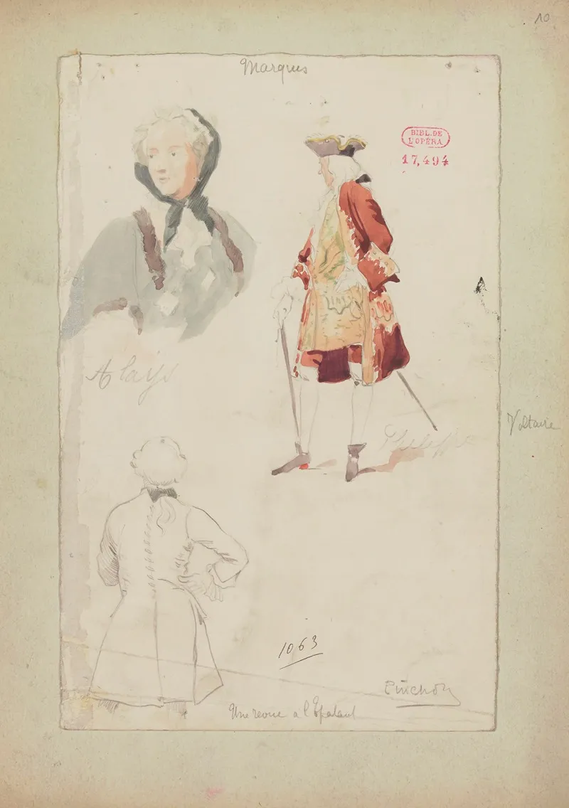 Maquettes De Costumes En M 4