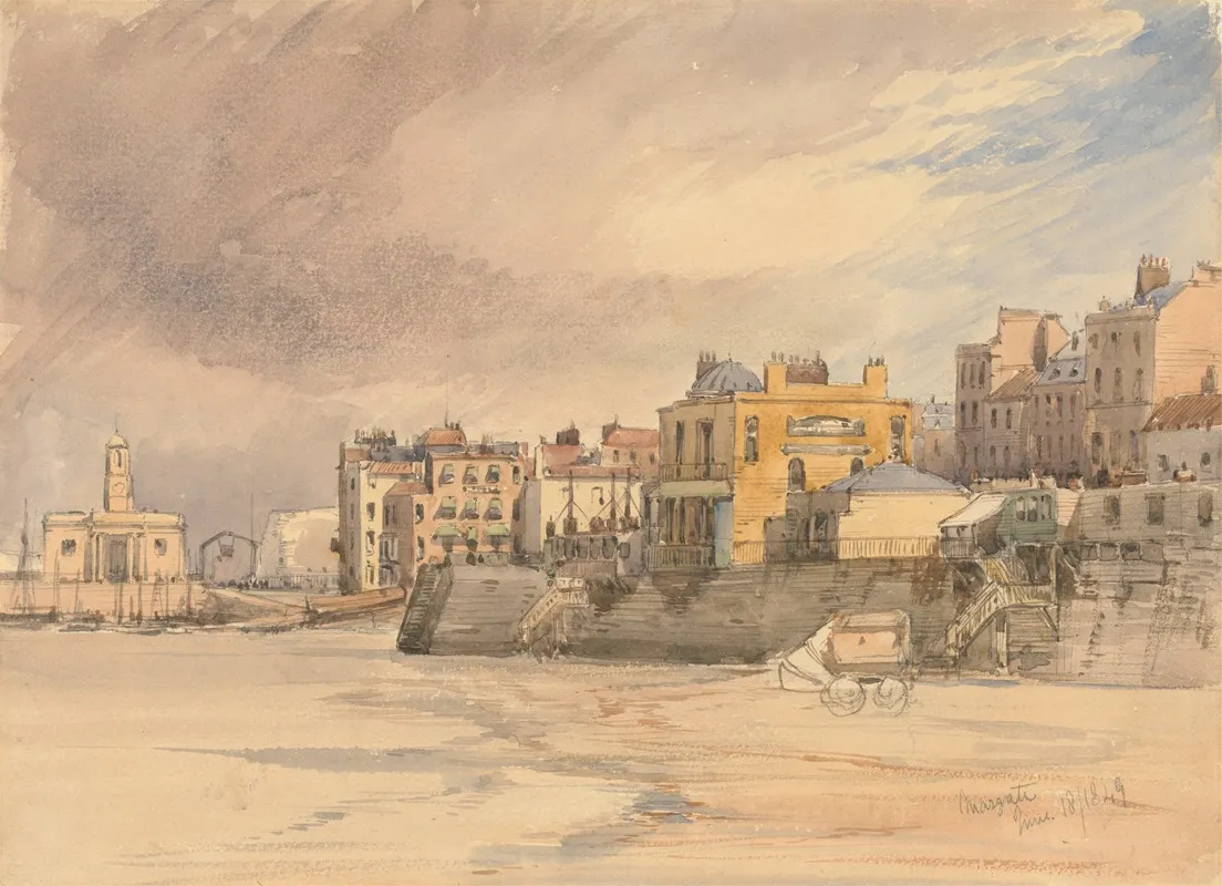 Margate 3 by William Callow - Canvas Print