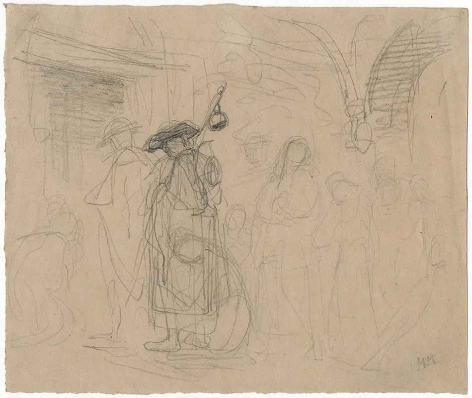 Maria En Josef Gaan Met Jezus De Tempel In