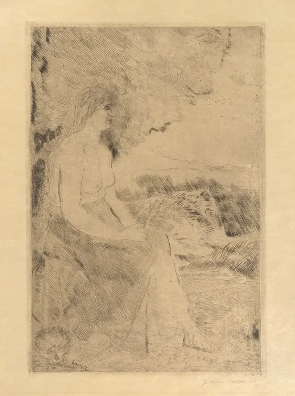 Maria Magdalena 2 by James Ensor - Canvas Print