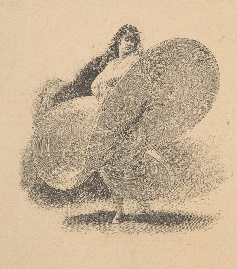 Marie Louise Fuller Known As Loie Fuller American Actress And Dancer 2