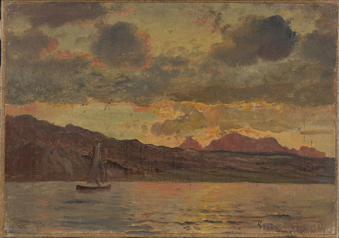 Marine 8 by Carl Frederik Sørensen - Canvas Print