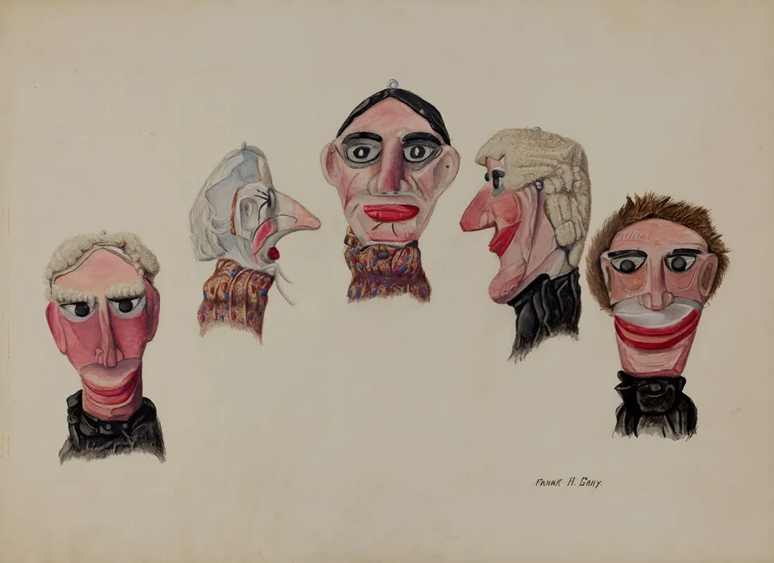 Marionette Details by Frank Gray - Canvas Print