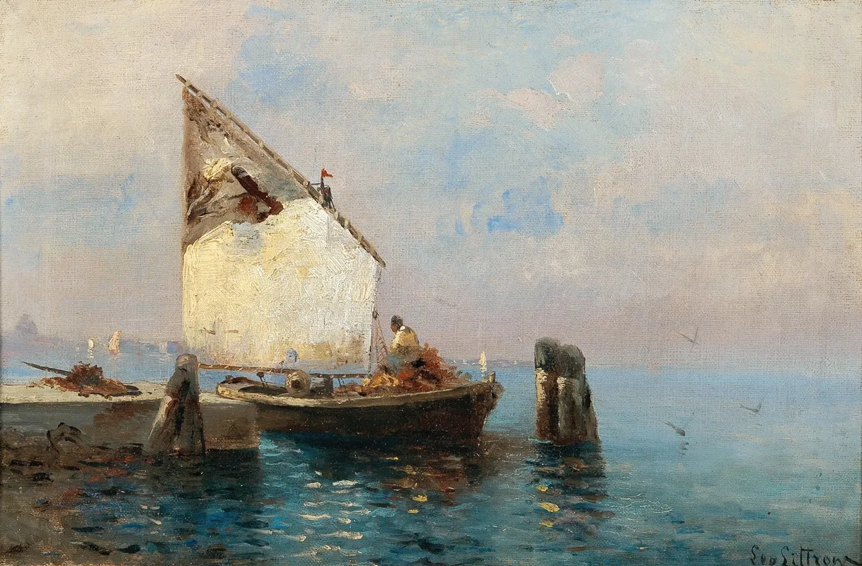 Maritime Painting 2 by Leontine von Littrow - Canvas Print