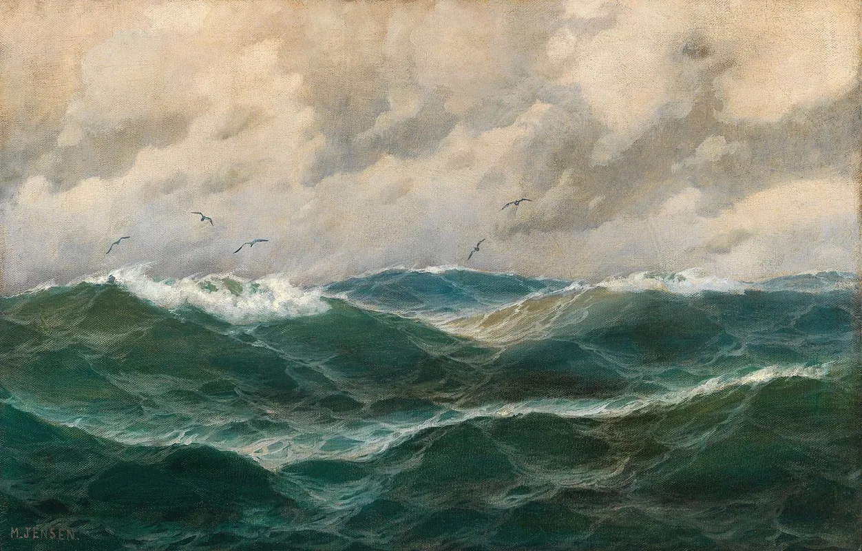 Maritime Painting 3 by Max Jensen - Canvas Print