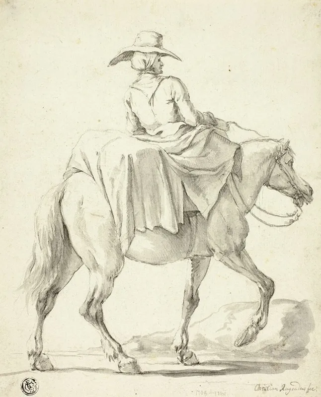 Market Woman On Horseback
