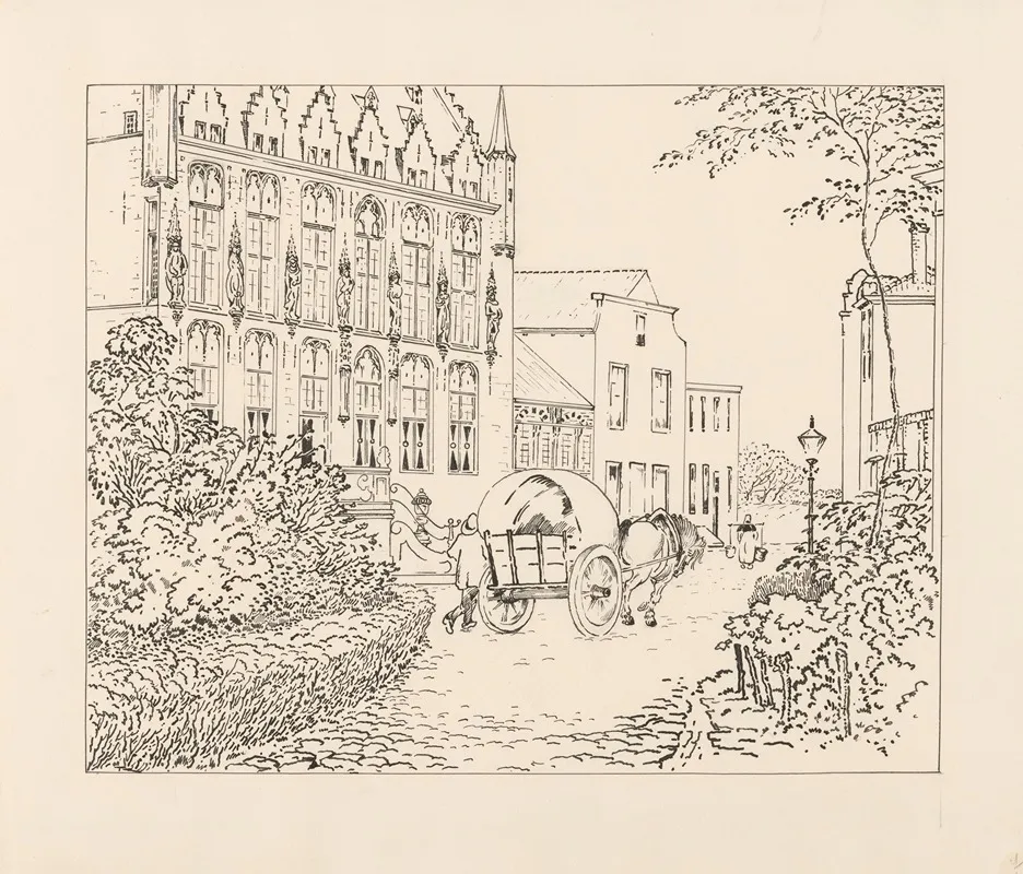 Markt En Stadhuis Te Veere