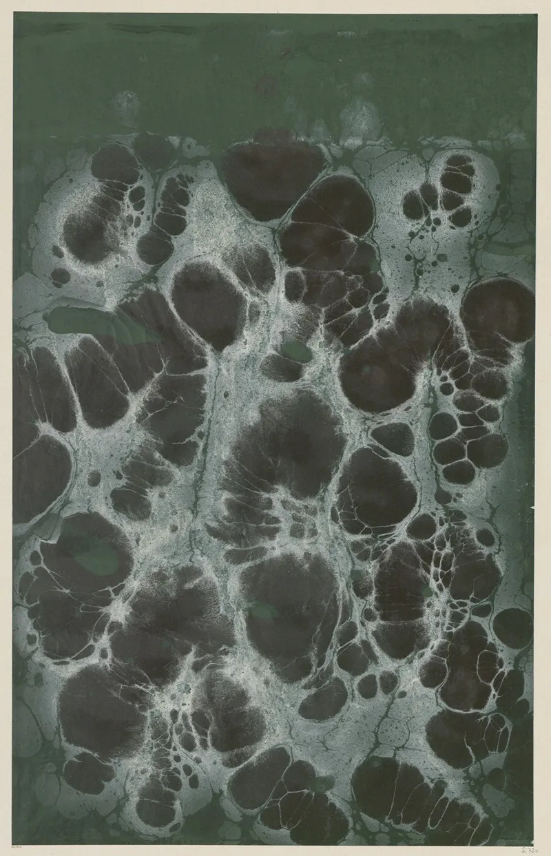 Marmorpapier 71 by Otto Eckmann - Canvas Print