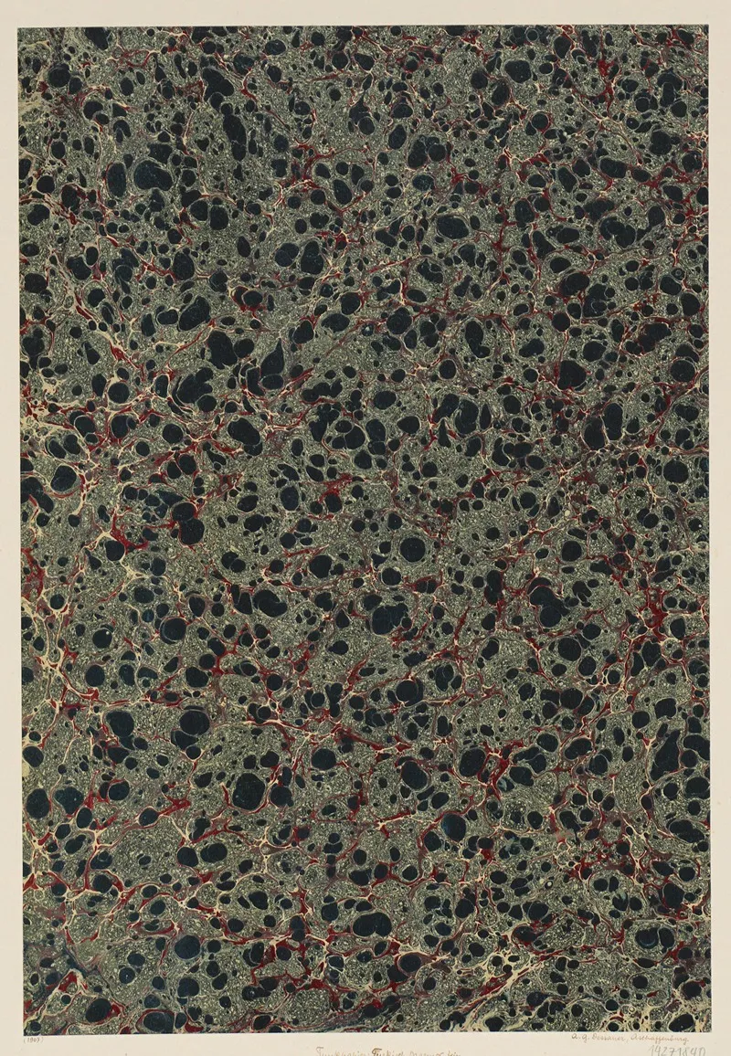 Marmorpapier Turkisch Marmor 2