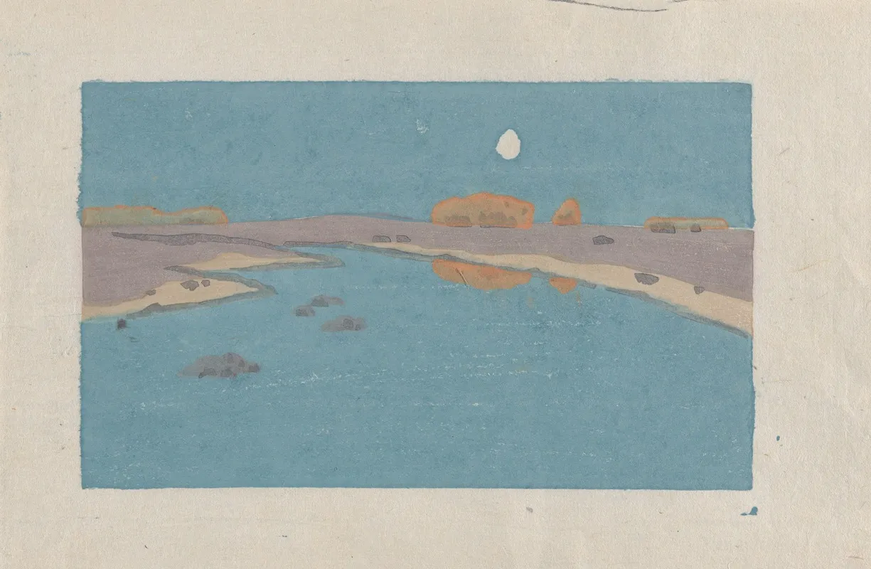 Marsh Creek by Arthur Wesley Dow - Canvas Print