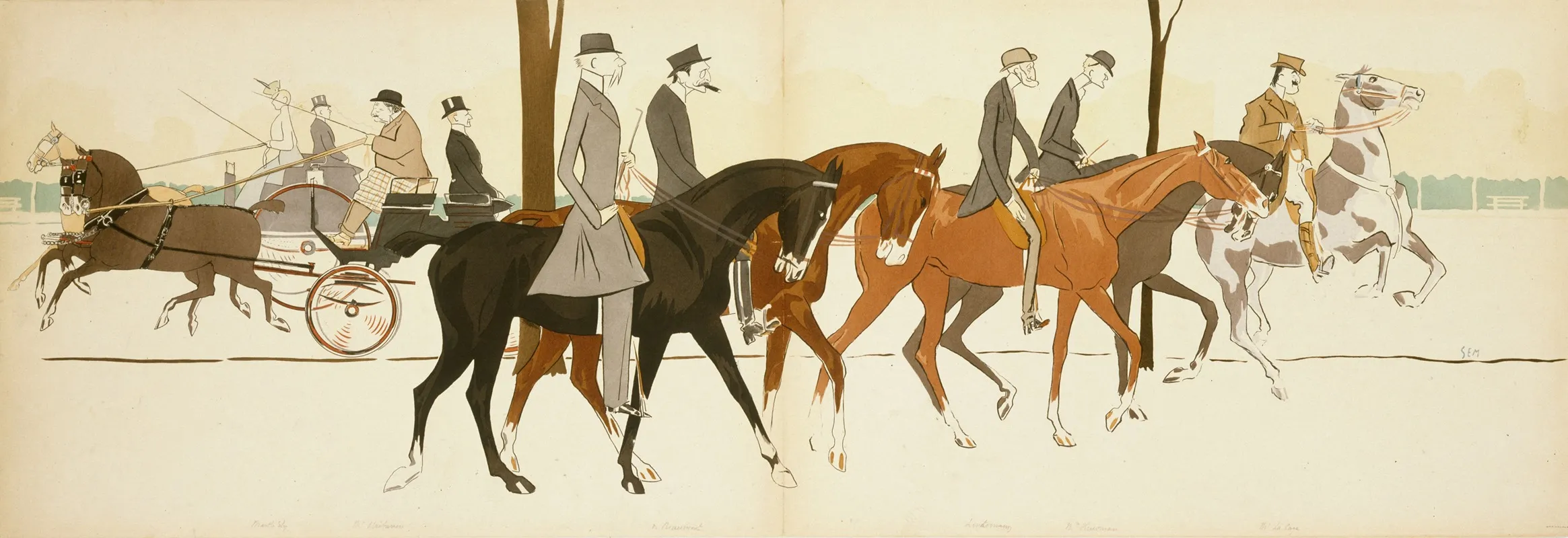 Marthe Ely Monsieur Uribarren De Beaumont Lindermann Madame Heusman Monsieur La Caze