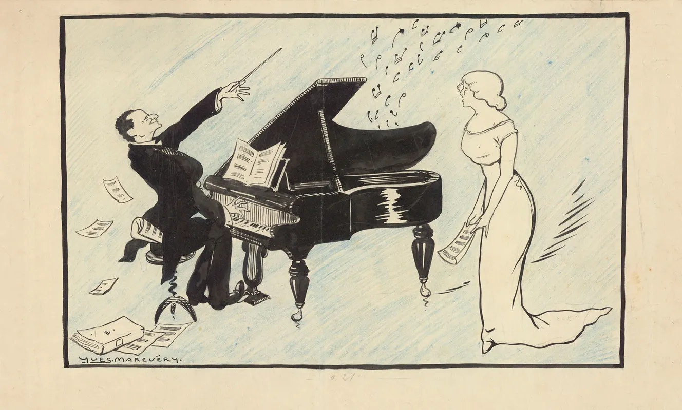 Marthe Regnier Et Raoul Gunsbourg