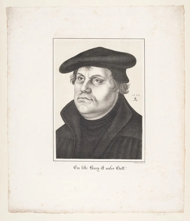 Martin Luther 2 by Johan Ludvig Lund - Canvas Print