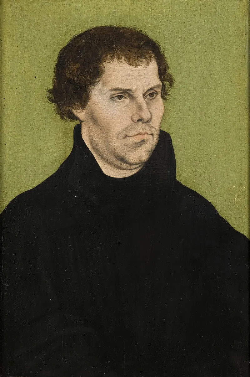 Martin Luther by Lucas Cranach the Elder - Canvas Print