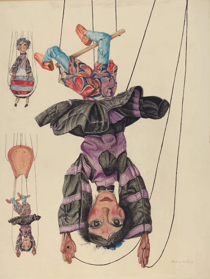 Marylin The Trapeze Artist by Frank Gray - Canvas Print