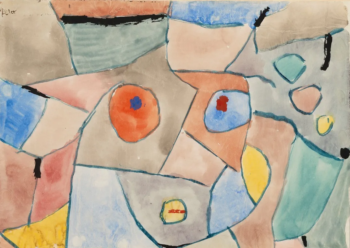 Maske by Paul Klee - Canvas Print