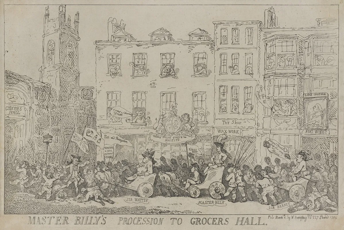 Master Billys Procession To Grocers Hall