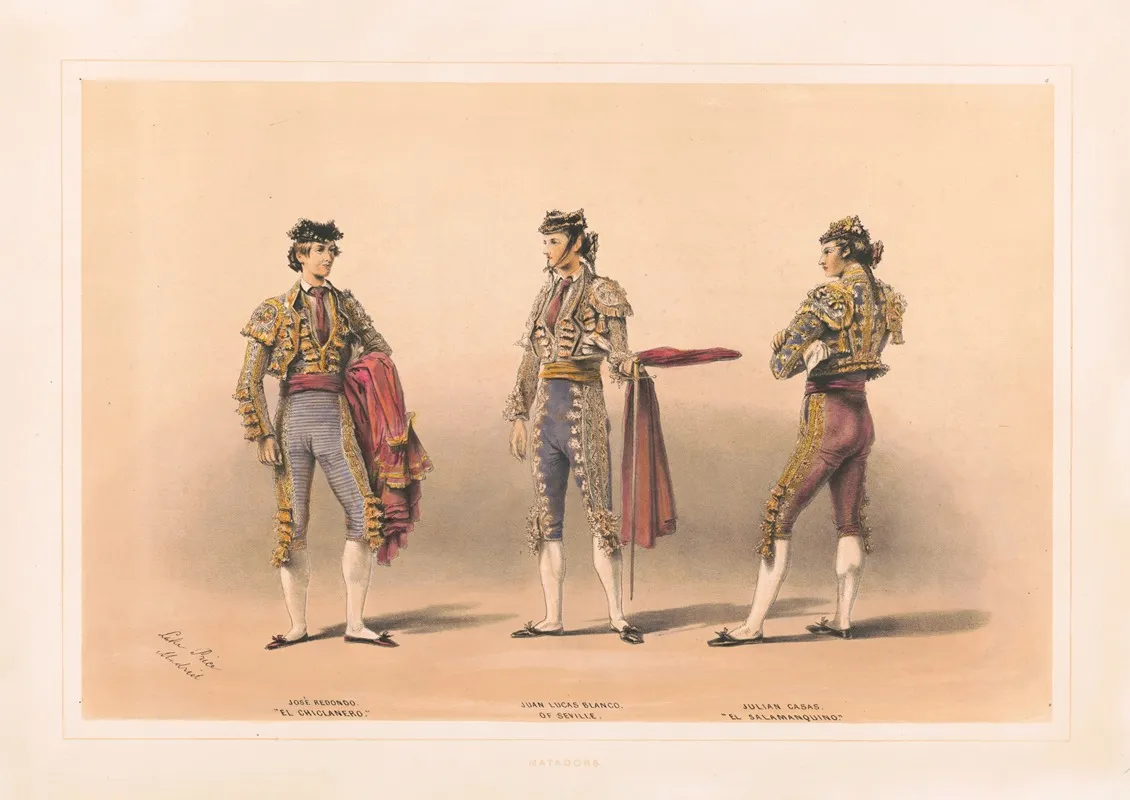 Matadors by William Henry Lake Price - Canvas Print