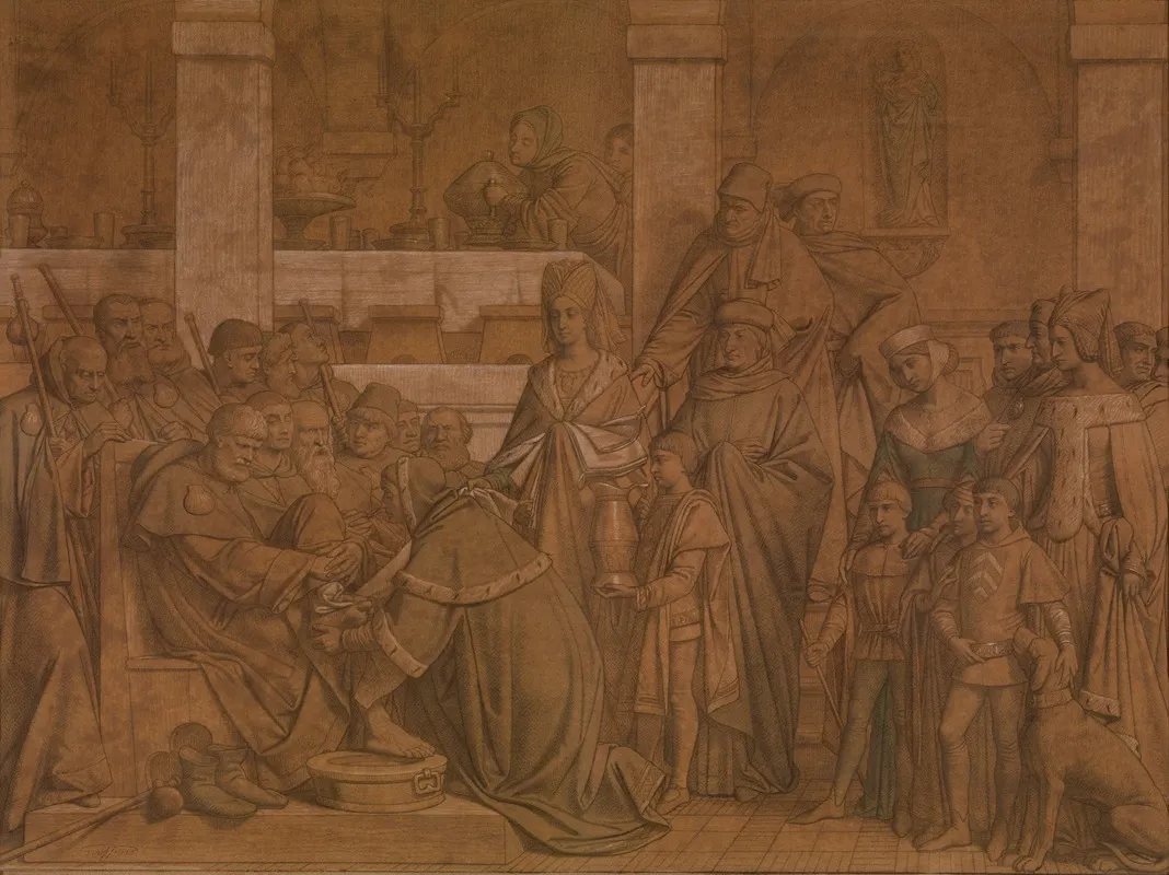 Maundy Thursday Celebrated For The First Time In The Sint Julianusgasthuis In Antwerp In 1303