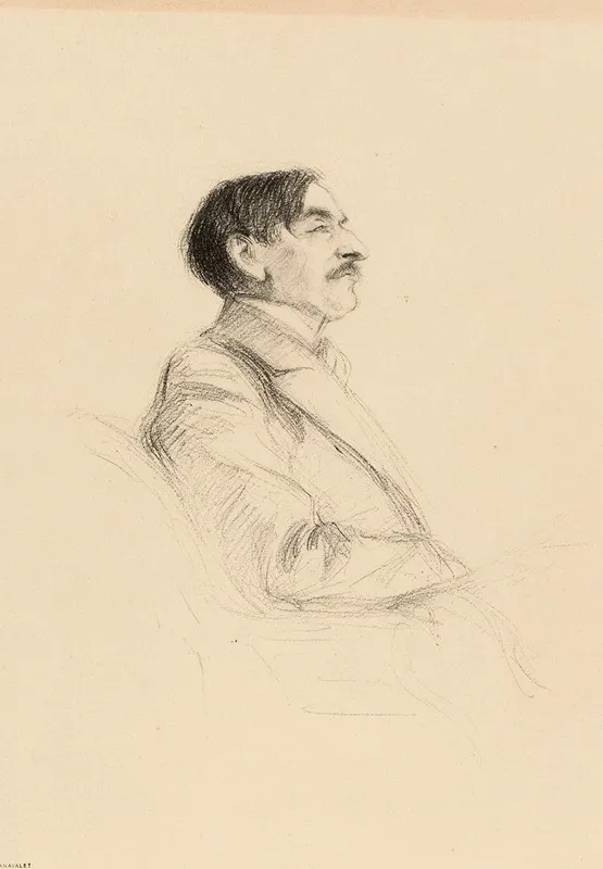 Maurice Barres by Noël Dorville - Canvas Print