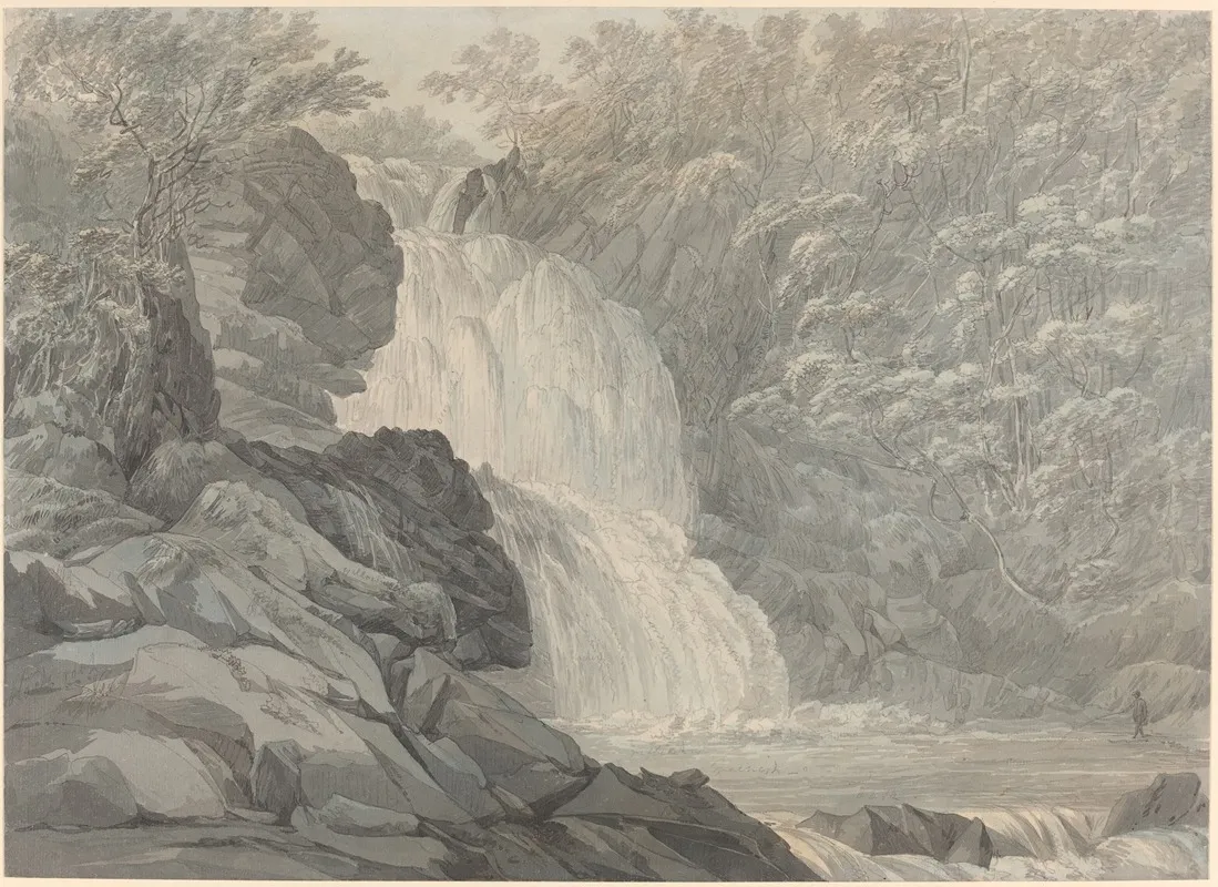 Mawddach Falls Near Dolgelly