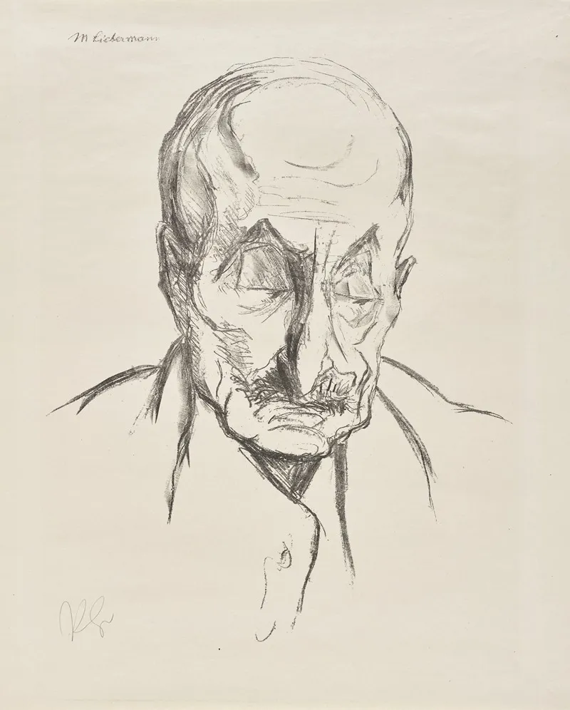 Max Liebermann by Rudolf Grossmann - Canvas Print