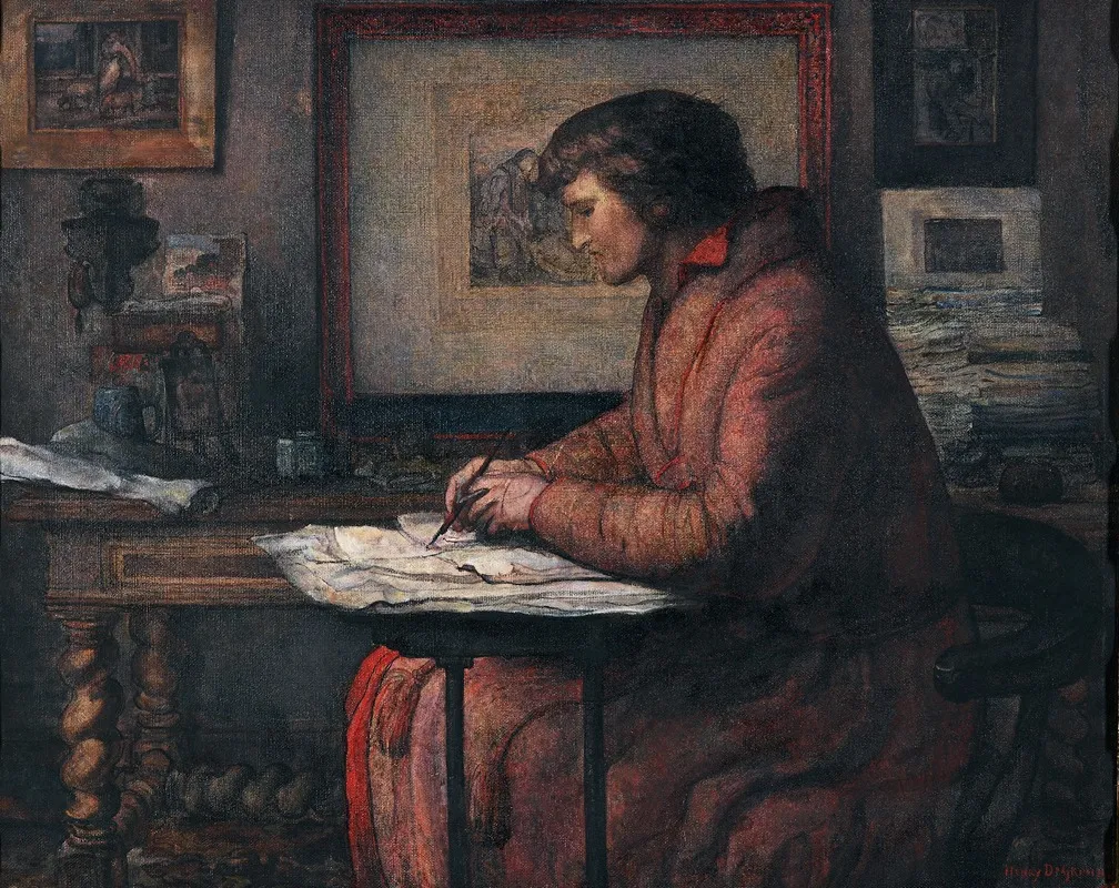 Max Waller by Henry de Groux - Canvas Print