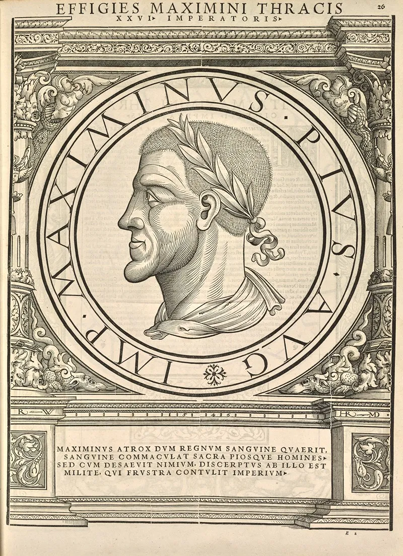 Maximinus Thrax by Jacopo Strada - Canvas Print