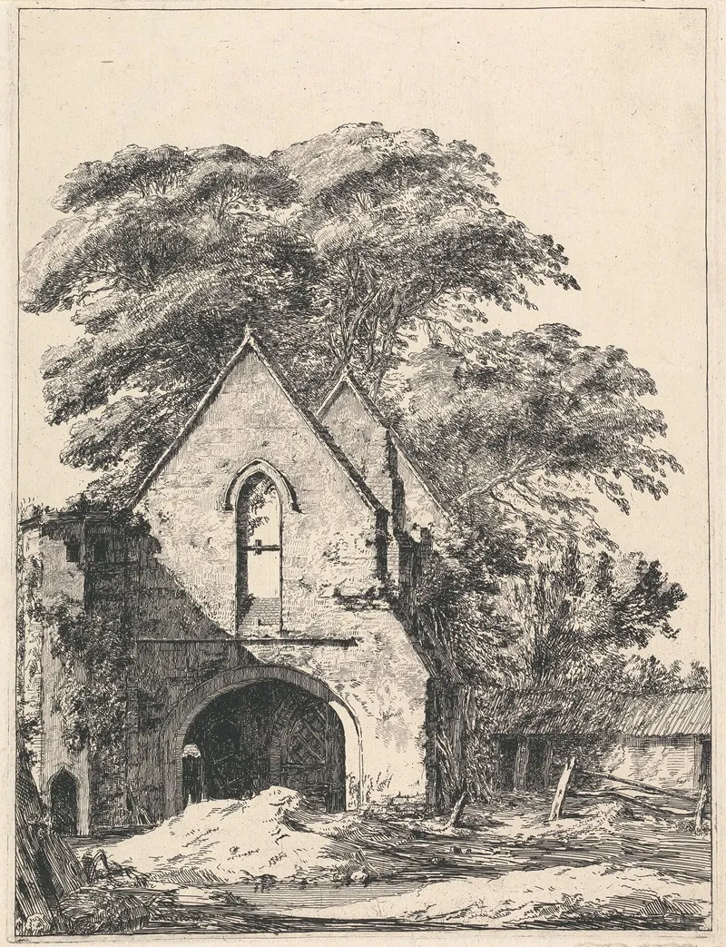 Maxstoke Priory by Heneage Finch, 4th Earl of Aylesford - Canvas Print