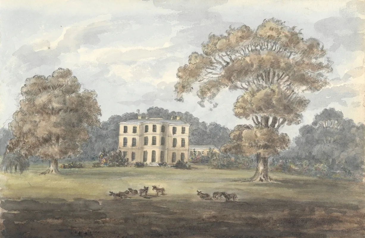 May 16 1825 Wanstead Grove by Anne Rushout - Canvas Print