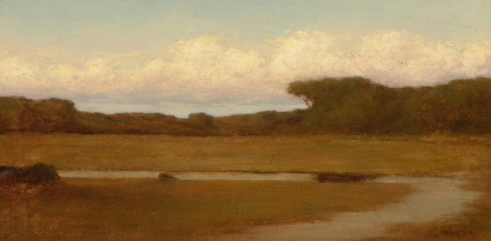 Meadow Brook 3 by William Sartain - Canvas Print