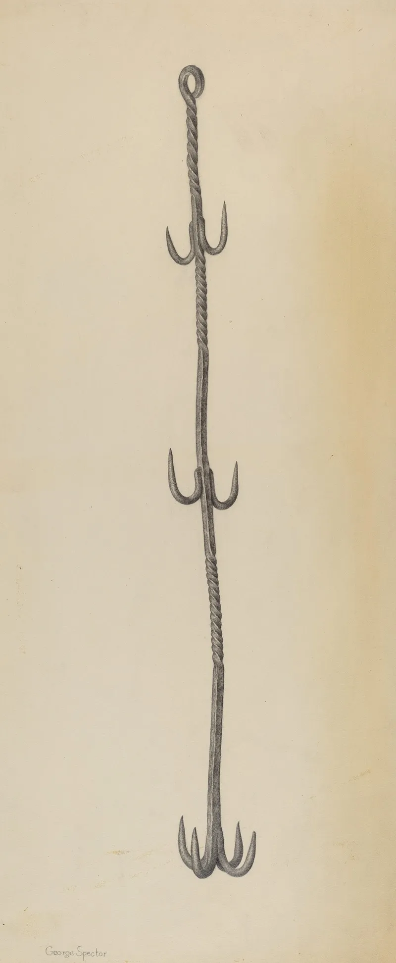 Meat Hook by George Spector - Canvas Print