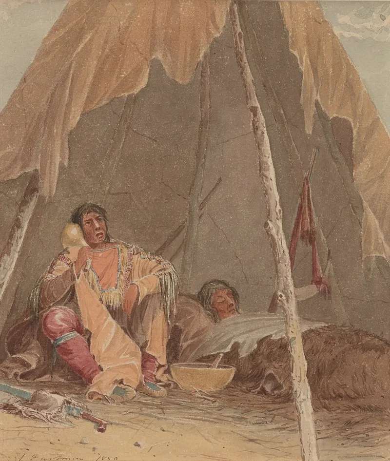 Medicine Man Curing A Patient