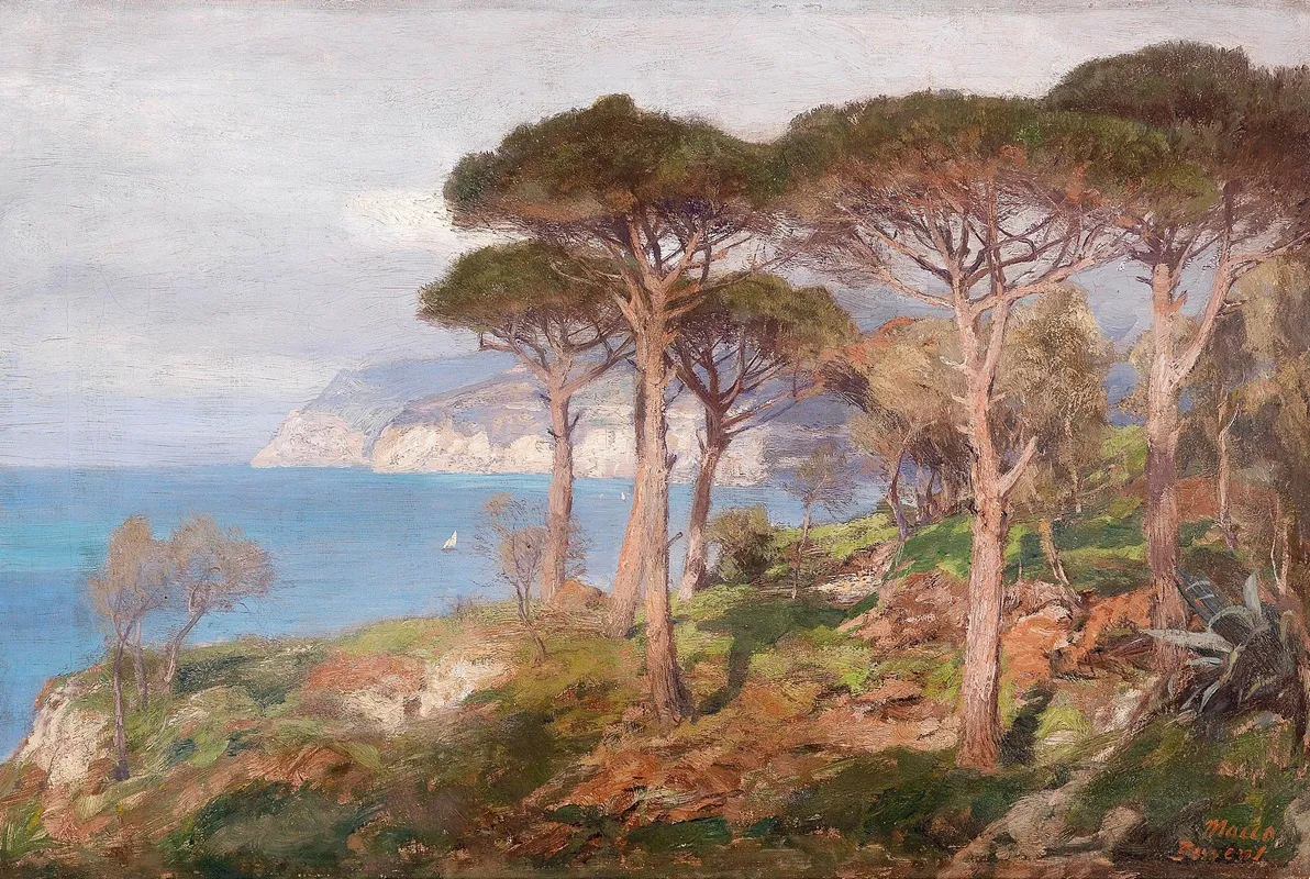 Meereskuste by Georg Macco - Canvas Print