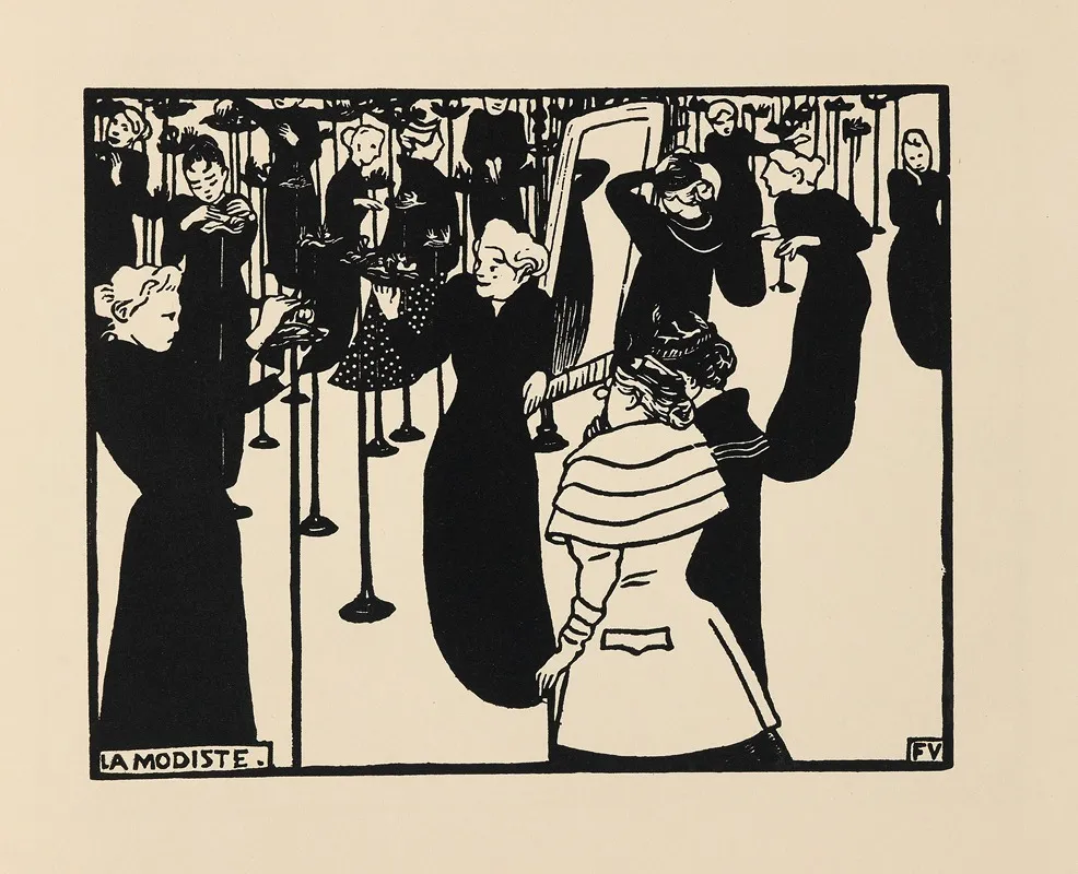 Meier Graefe by Félix Vallotton - Canvas Print