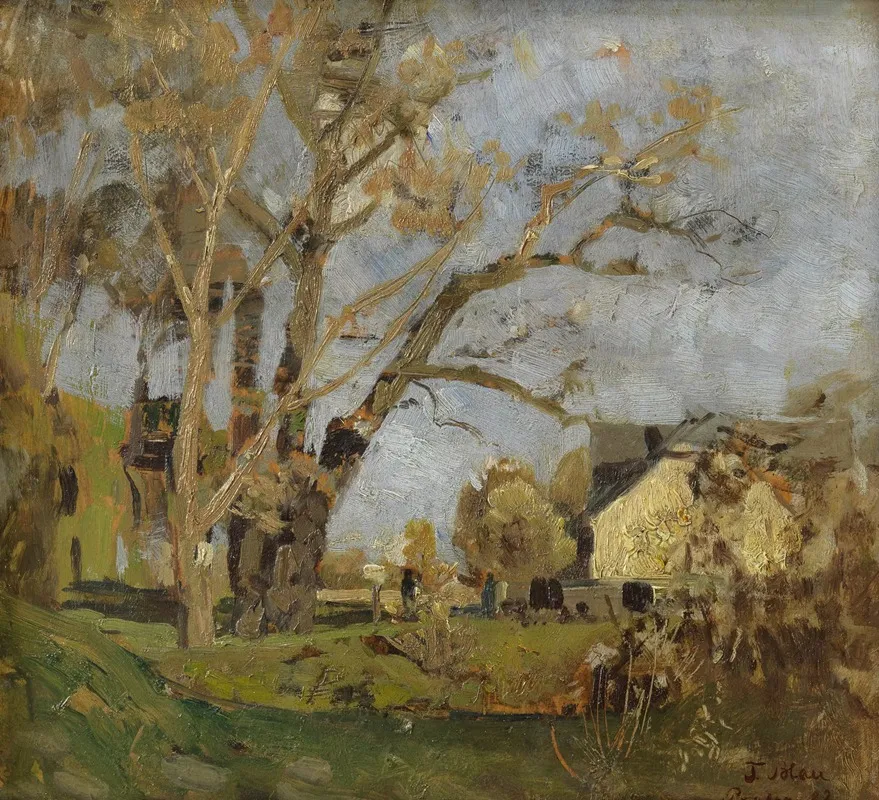 Meierei Im Prater by Tina Blau - Canvas Print