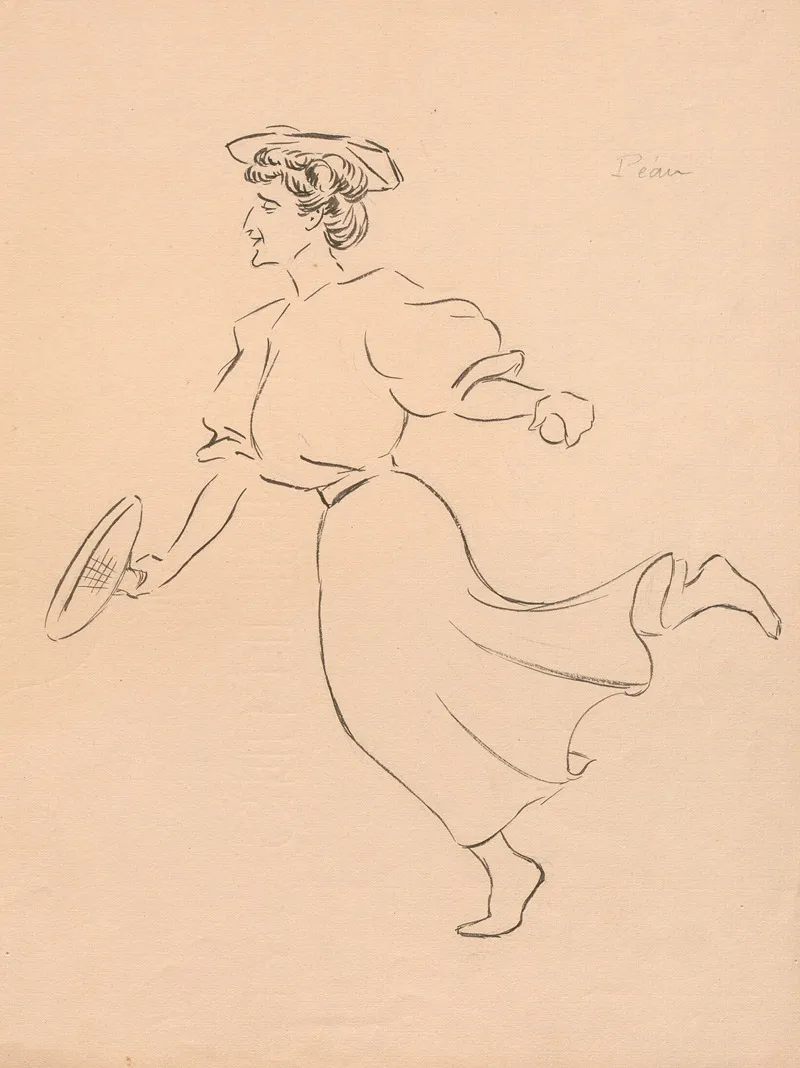 Melle Pean by Louis de Fleurac - Canvas Print