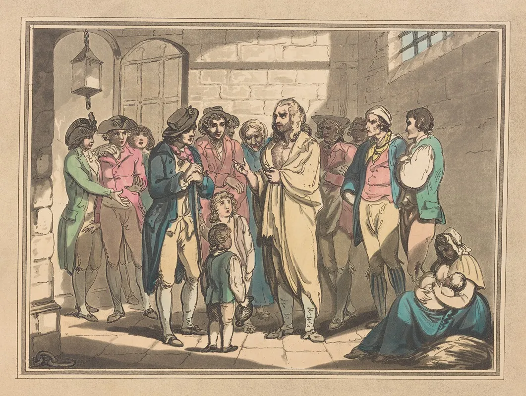 Melopoyn Haranguing The Prisoners In The Fleet
