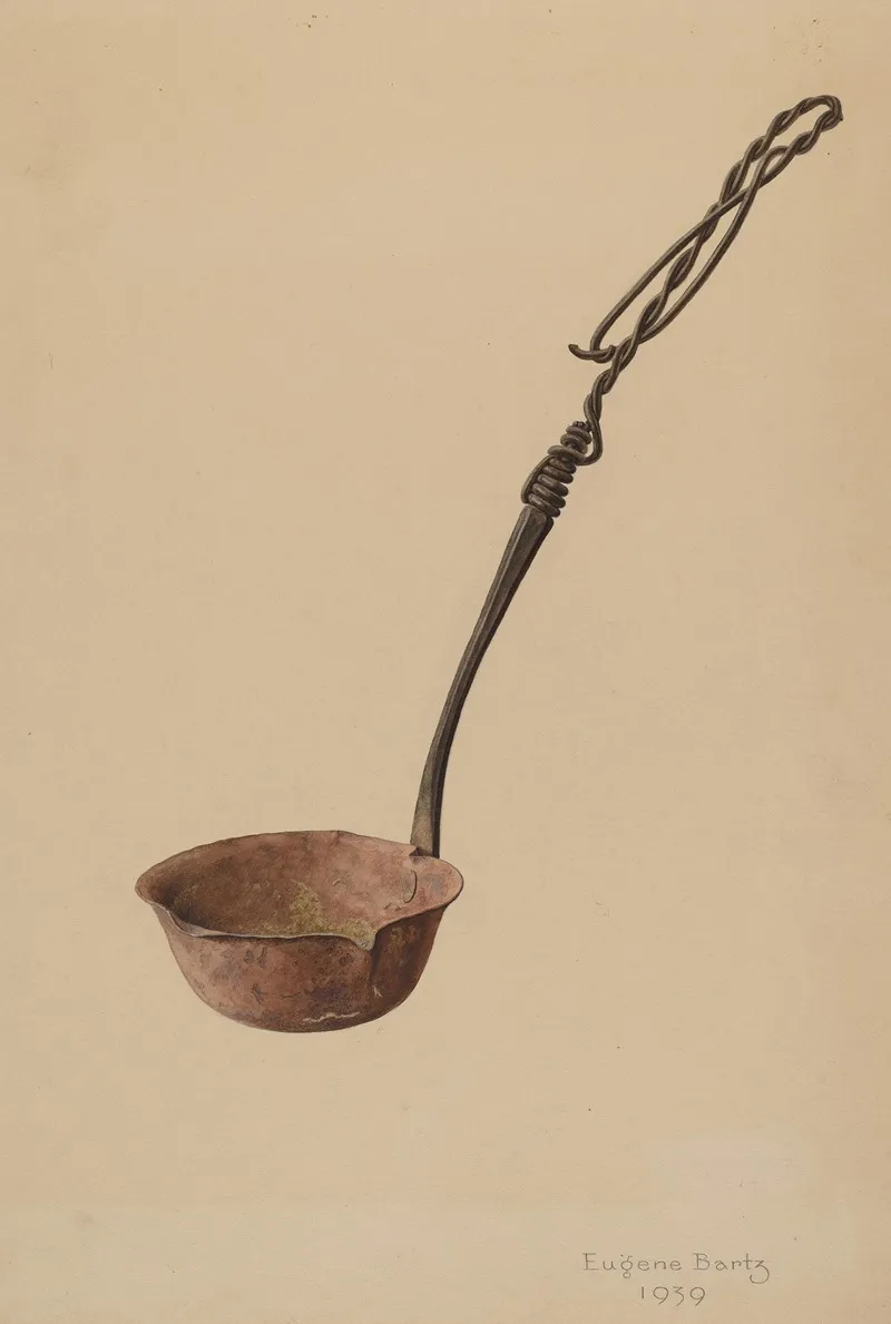 Melting Ladle by Eugene Bartz - Canvas Print