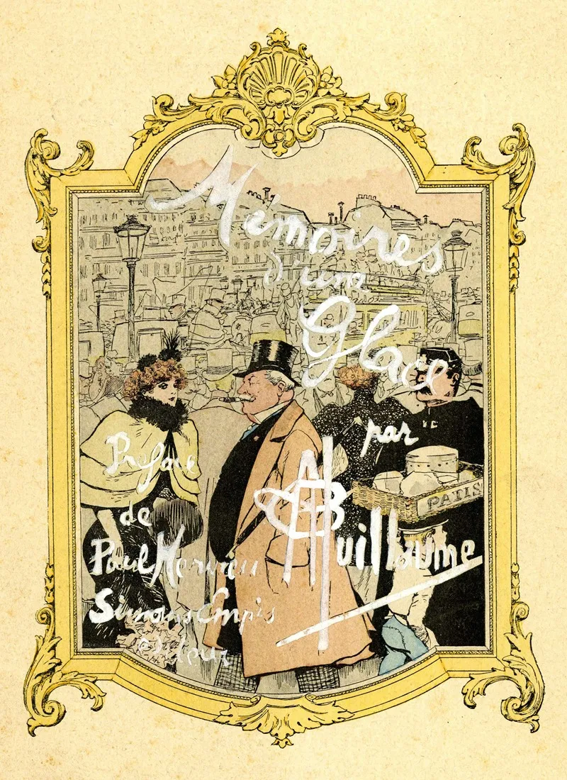 Memoires Dune Glace 2 by Albert Guillaume - Canvas Print